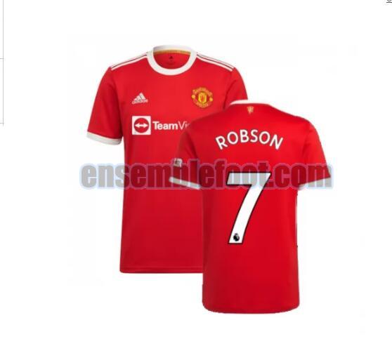 maillots manchester united 2021-2022 domicile robson 7