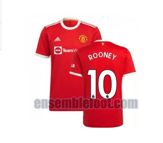 maillots manchester united 2021-2022 domicile rooney 10