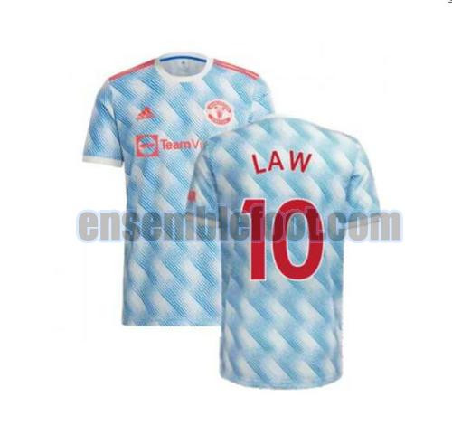 maillots manchester united 2021-2022 exterieur law 10