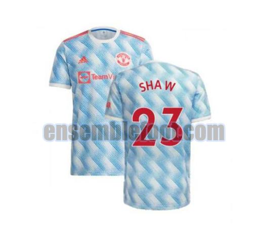 maillots manchester united 2021-2022 exterieur shaw 23