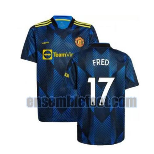 maillots manchester united 2021-2022 troisième fred 17