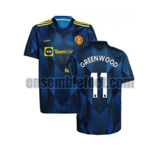 maillots manchester united 2021-2022 troisième greenwood 11
