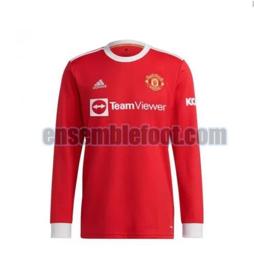 maillots manchester united 2021-22 manches longues domicile