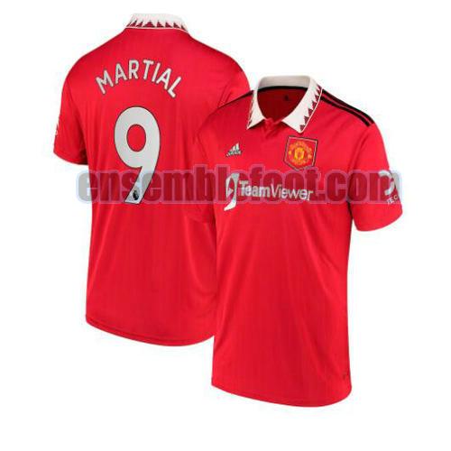 maillots manchester united 2022-2023 domicile martial 9