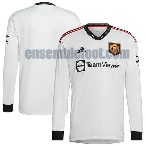 maillots manchester united 2022-2023 manches longues exterieur