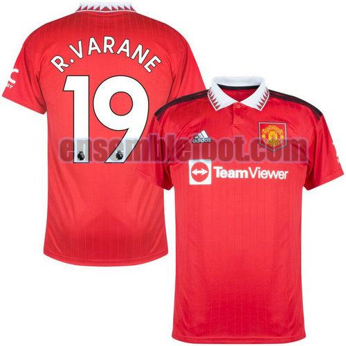 maillots manchester united 2022-2023 pas cher domicile r.varane 19