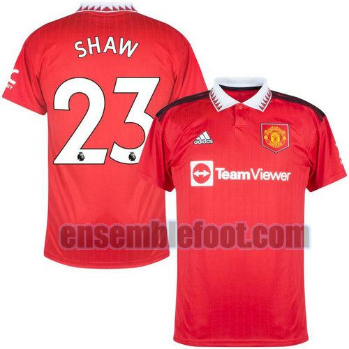 maillots manchester united 2022-2023 pas cher domicile shaw 23