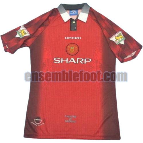 maillots manchester united pl 1996 thaïlande domicile