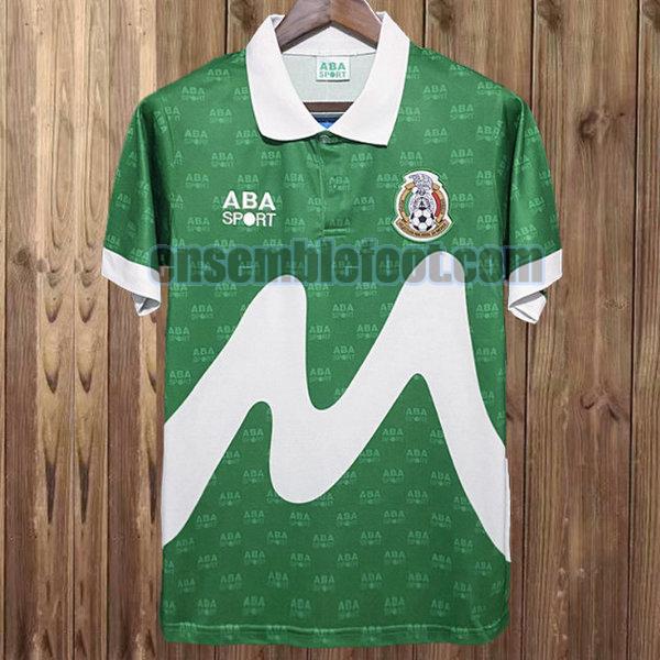 maillots mexique 1995 vert domicile