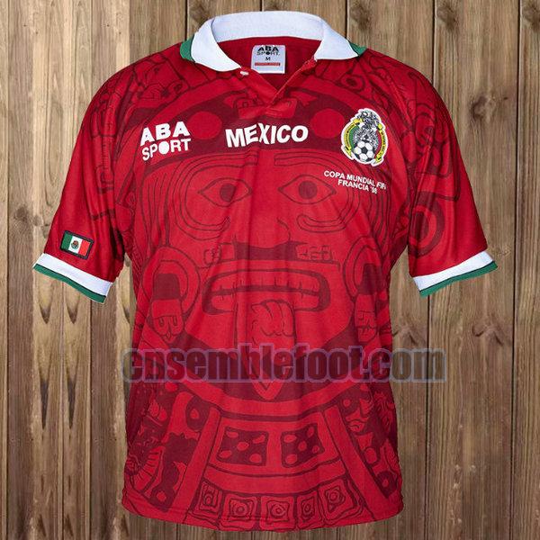 maillots mexique 1998 rouge exterieur