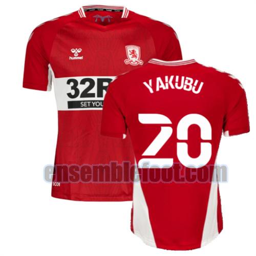 maillots middlesbrough 2021-2022 domicile yakubu 20