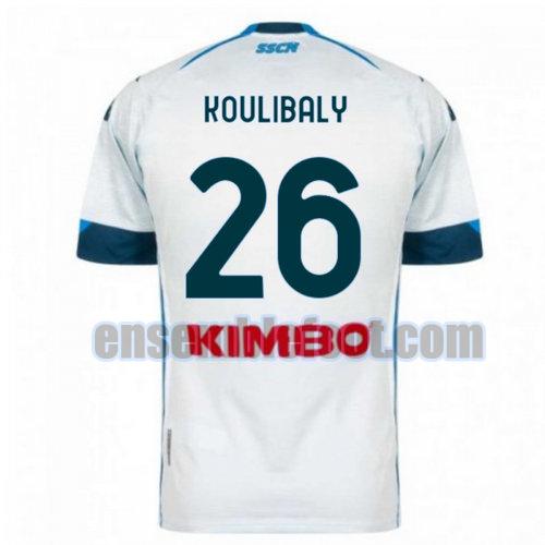 maillots naples 2020-2021 exterieur koulibaly 26