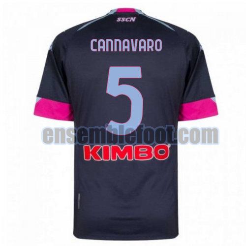 maillots naples 2020-2021 troisième cannavaro 5