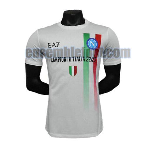 maillots naples 2023-2024 player version champions commemorative edition