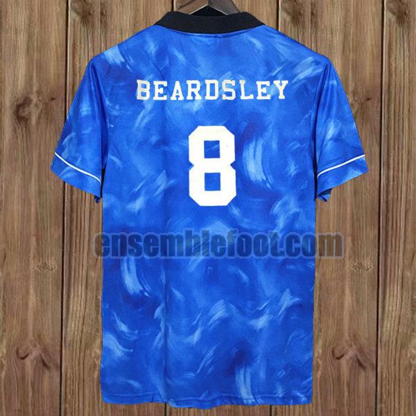 maillots newcastle united 1993-1995 bleu exterieur beardsley 8