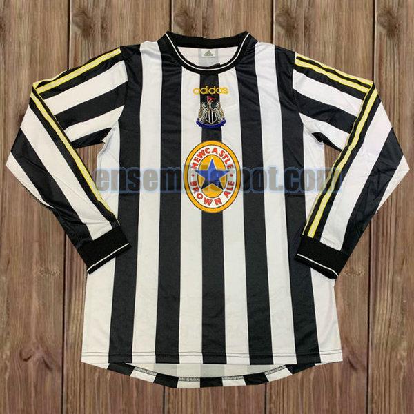 maillots newcastle united 1997-1999 blanc manches longues domicile