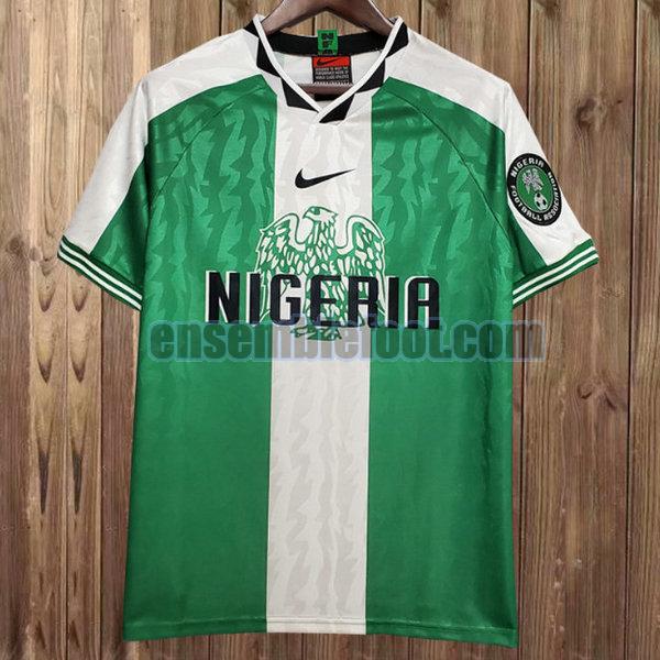 maillots nigeria 1996 vert domicile