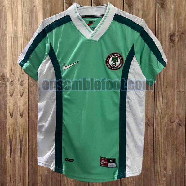 maillots nigeria 1998 vert domicile