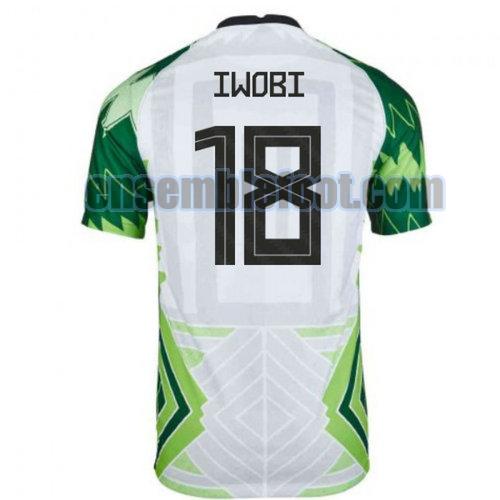 maillots nigeria 2020-2021 domicile iwobi 18