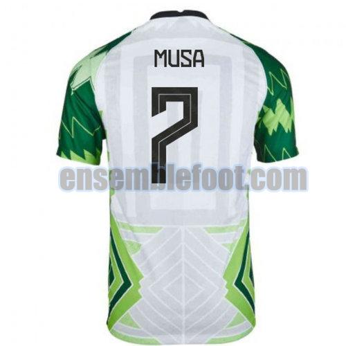 maillots nigeria 2020-2021 domicile musa 7