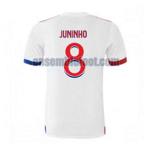 maillots olympique lyon 2020-2021 domicile juninho 8