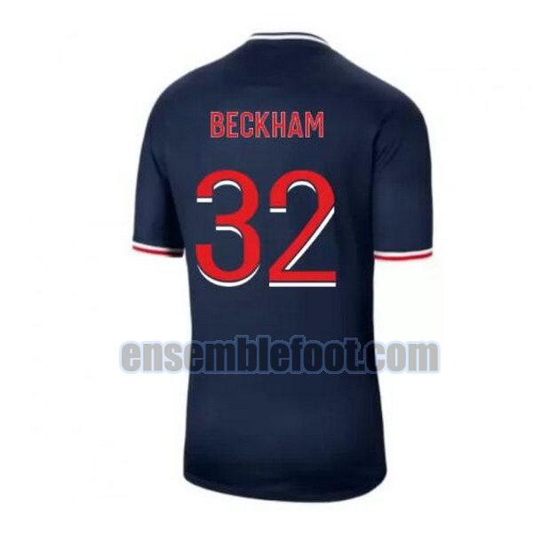 maillots paris saint germain 2020-2021 domicile beckham 32
