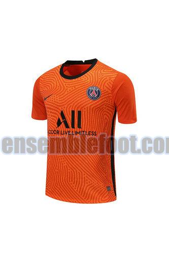 maillots paris saint germain 2020-2021 orange gardien