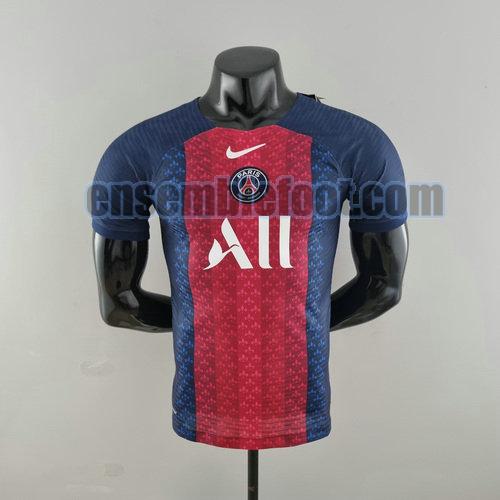 maillots paris saint germain 2022-2023 player version rouge bleu joint version
