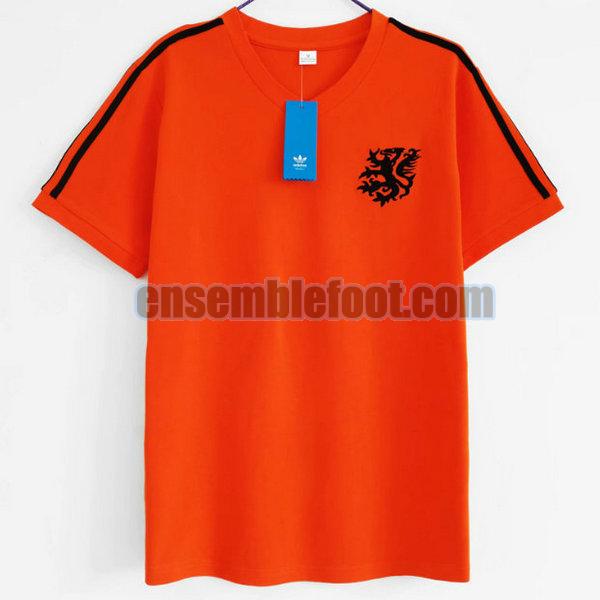 maillots pays-bas 1974 orange exterieur