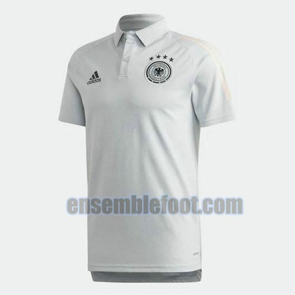 maillots polo allemagne 2020-2021 blanc