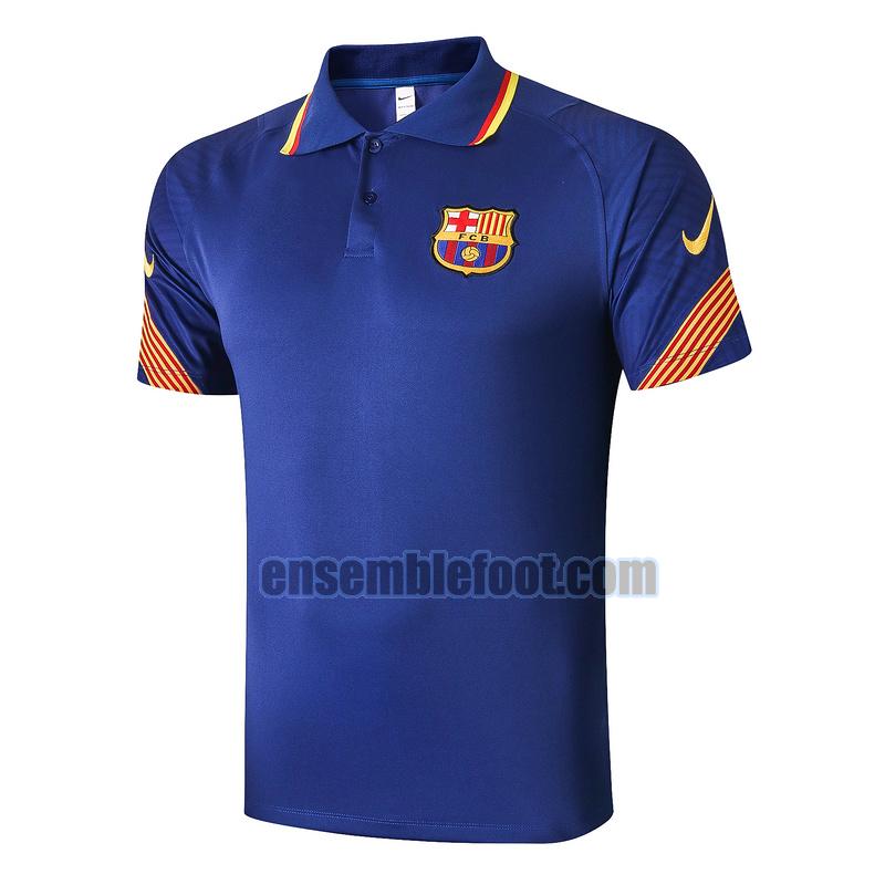 maillots polo barcelone 2020-2021 bleu