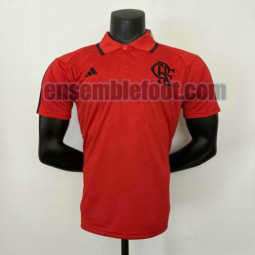 maillots polo flamengo 2023-2024 rouge rouge