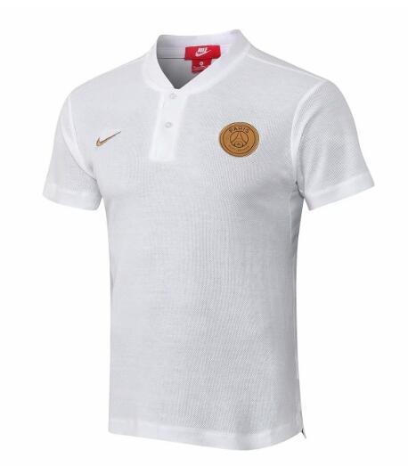 t-shirt polo PSG 2020 blanc