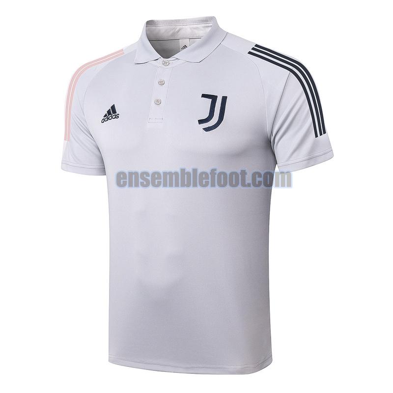 maillots polo juventus 2020-2021 gris