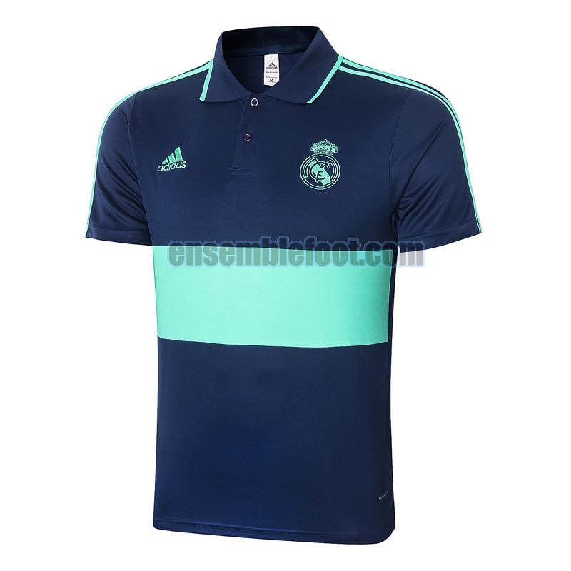maillots polo real madrid 2020-2021 vert bleu