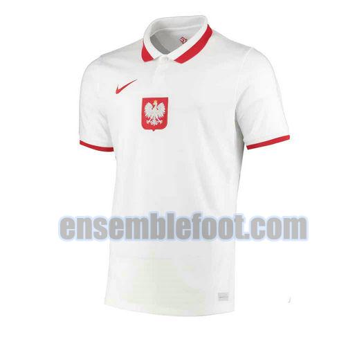 maillots pologne 2020-2021 officielle domicile