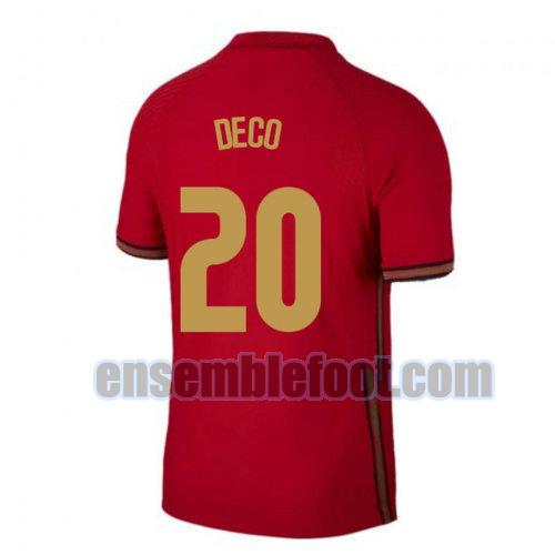 maillots portugal 2020-2021 domicile deco 20
