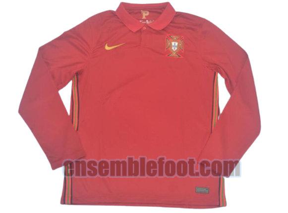 maillots portugal 2020-2021 manches longues domicile