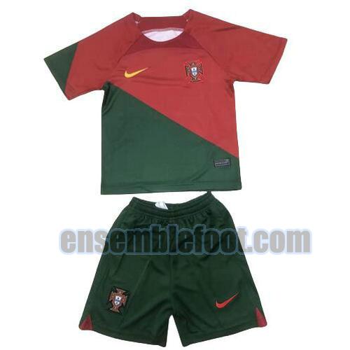 maillots portugal 2022-2023 enfants domicile