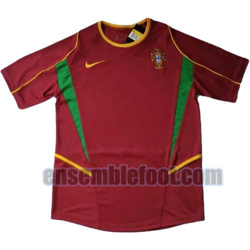 maillots portugal coupe du monde 2002 thaïlande domicile