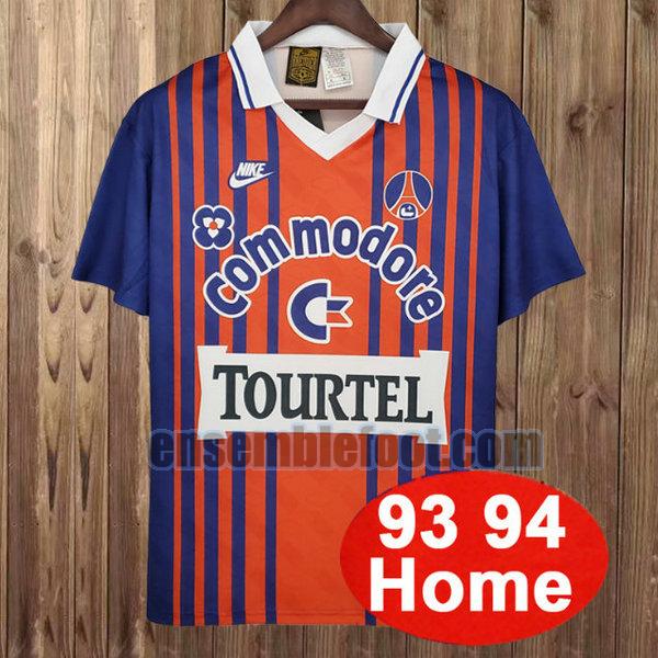 maillots psg 1993-1994 bleu domicile