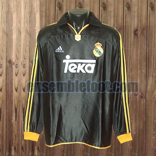 maillots real madrid 1999-2001 manches longues exterieur