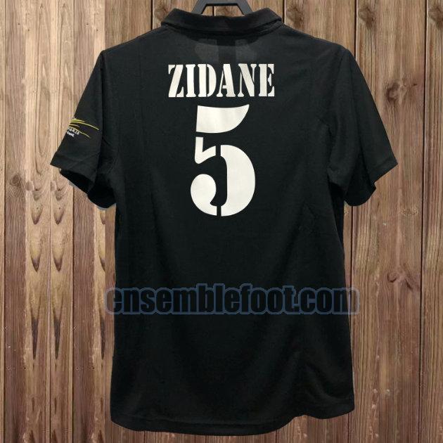 maillots real madrid 2002-2003 noir exterieur zidane 5