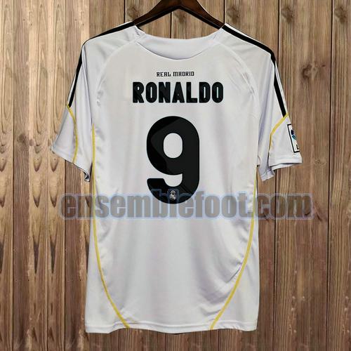 maillots real madrid 2009-2010 domicile ronaldo 9