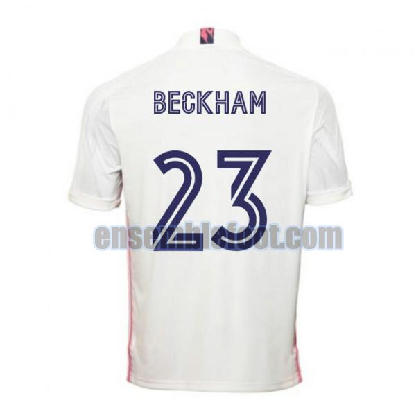 maillots real madrid 2020-2021 domicile beckham 23