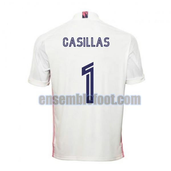maillots real madrid 2020-2021 domicile casillas 1