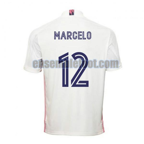 maillots real madrid 2020-2021 domicile marcelo 12