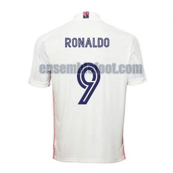 maillots real madrid 2020-2021 domicile ronaldo 9