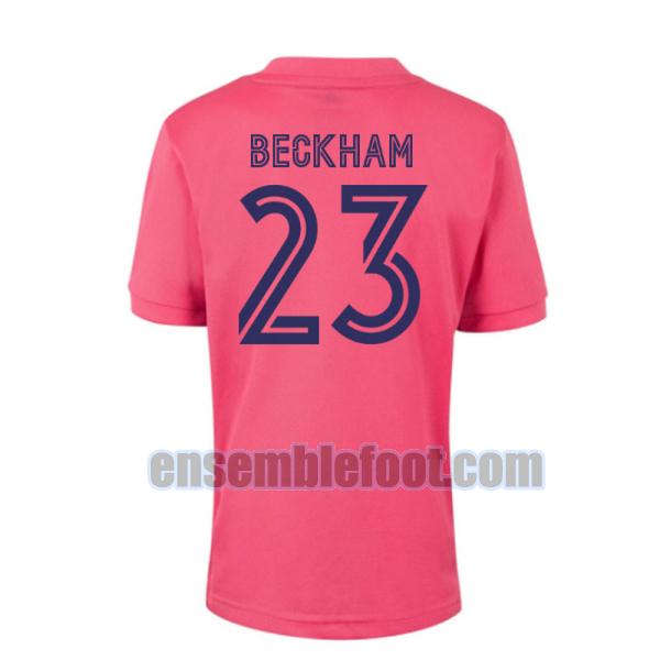 maillots real madrid 2020-2021 exterieur beckham 23