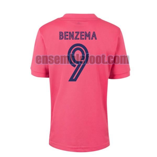 maillots real madrid 2020-2021 exterieur benzema 9